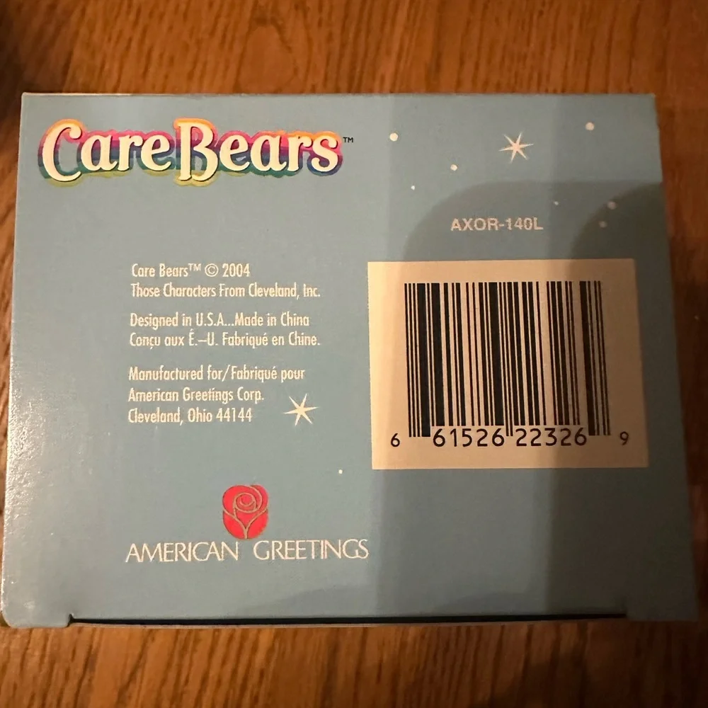 Vintage 2004 Care Bears Tenderheart Bear Holiday Ornament Like New in Box Xmas